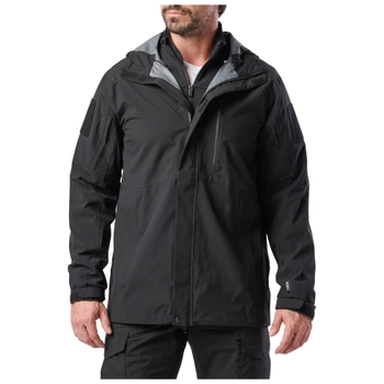 Куртка штормова 5.11 Tactical Force Rain Shell Jacket Black M (48362-019)