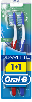 Zestaw szczoteczek do zębów Oral-B 3D White Fresh 2 szt (3014260111762)