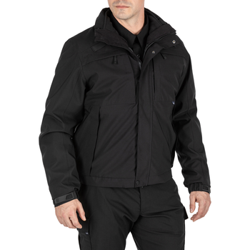Куртка тактична демісезонна 5.11 Tactical 5-in-1 Jacket 2.0 Black XS (48360-019)