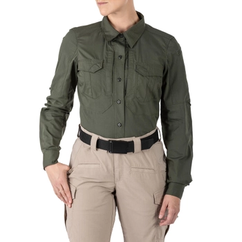 Сорочка тактична 5.11 Tactical Women's Stryke Long Sleeve Shirt TDU Green XL (62404-190)