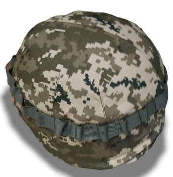 Кавер чехол на шлем (каску) Molle 63W18ТТ универсальный Пиксель