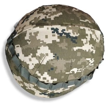 Кавер чехол на шлем (каску) Molle 63W18ТТ универсальный Пиксель