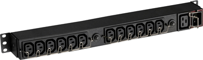 Блок розеток Eaton EFLX12I C19 1U на 12 підключень для серверної шафи/стійки (EFLX12I)