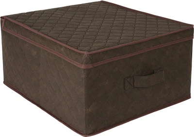 Короб для зберігання речей Eco Fabric Design Line 43х47х25 см Коричневий (1501)