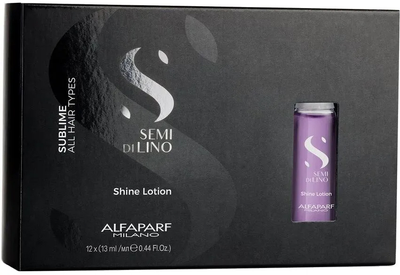 Serum do włosów Alfaparf Milano Semi Di Lino Sublime Shine Lotion Ampoules 12x13 ml (8022297065007)