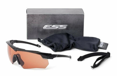 Баллистические очки ESS Crossbow Suppressor One Black Hi-Def Copper