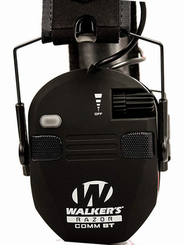 Активні стрілецькі навушники Walker’s Razor Comm Quad Mic з Bluetooth