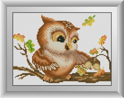 Алмазна мозаїка "Сова" Dream Art в коробці 30469