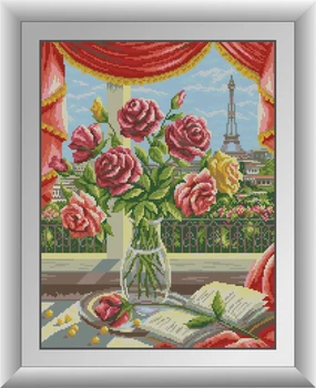 Алмазная мозаика "Окно в Париж" Dream Art в коробке 30611