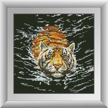 Алмазна мозаїка "Тигр" Dream Art в коробці 30475