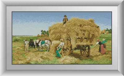 Алмазна мозаїка "Косовиця" Dream Art в коробці 30913