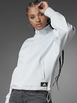Світшот жіночий Adidas Future Icons Quarter-Zip HH9107 L Білий (4065417110489)