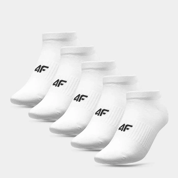 Набор носков 4F Socks Cas F214 4FWAW23USOCF214-10S 39-42 5 пар Белый (5904698436040)
