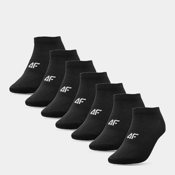 Набор носков 4F Socks Cas F215 4FWAW23USOCF215-20S 35-38 7 пар Черный (5904698436149)