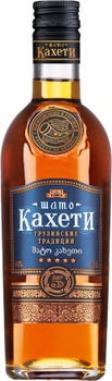 Грузинський бренді "Шато Кахеті" 5* 0.25 л 40% (4860104150188)