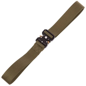 Ремінь тактичний Tactical Belt 125х3,8 см Олива