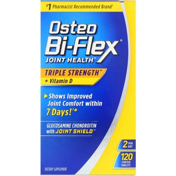 Здоровье суставов, тройная сила + витамин D (Joint Health), Osteo Bi-Flex, 120 таблеток (OBF-19608)