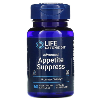 Зниження ваги, Appetite Suppress, Life Extension, 60 капсул (LEX-18076)