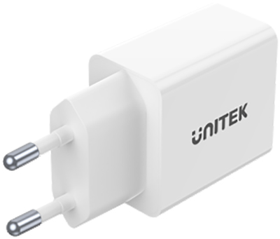 Зарядний пристрій Unitek 2*USB-A 12 Вт білий (P1113A-EU)