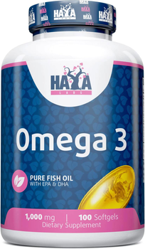 Omega 3 Haya Labs 1000 mg 100 софт гель (853809007349)