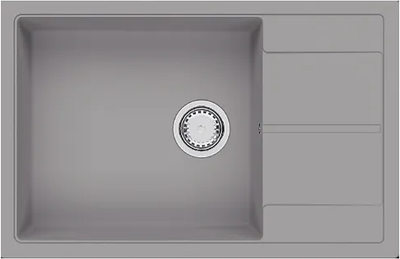 Кухонне миття Fabiano Cubix 78x50 XL Truffle Beton 8221.201.0972