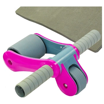 Ролик для преса Abdominal wheel SP-Sport FI-5950 (пластик, метал, 33х25х11см), рожевий (8633681)