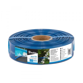 Шланг плоский WP1 PE/EVA в комплекте с хомутом AQUA-FLAT 1 1/4", 30м Bradas