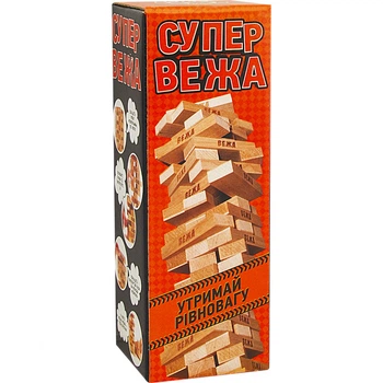 Настільна гра Супер вежа Дженга Arial, 54 блоки (147730)