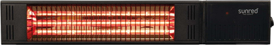 Інфрачервоний обігрівач Sunred RDS-15W-B Heater, Fortuna Ultra Wall, Power 1500 W Black (8719956293030)