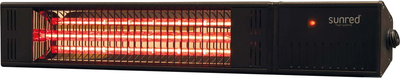 Promiennik podczerwieni Sunred RDS-15W-B Heater, Fortuna Ultra Wall, moc 1500 W Czarny (8719956293030)