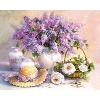 Алмазная мозаика ColorArt Бузок 40х50см SP047