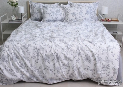 Комплект постельного белья полуторный наволочки 50*70см TURKISH COTTON PT-R33