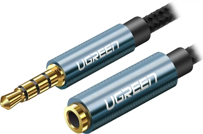 Kabel Ugreen AV118 3.5 mm Male to 3.5 mm Female 1 m Blue (6957303846733)
