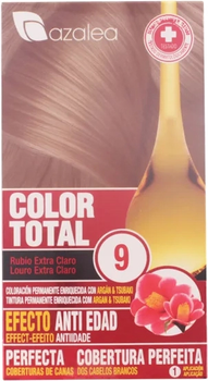 Крем-фарба для волосся з окислювачем Azalea Color Total 9 Extra Light Blond Hair 100 мл (8420282037662)