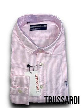 Хлопковая рубашка Trussardi S(44-46) BRP