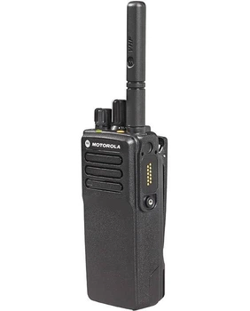 Рация цифровая Motorola dp4401E VHF 5 Вт GPS Bluetooth В комплекте батарея 2100mAh клипса антенна зарядное устройство с уже прошитой лицензией AES 256