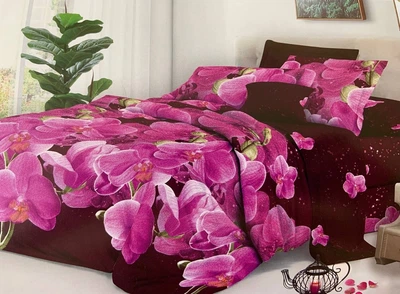 Евро комплект постельного белья Vital - Textile Бязь 3D Premium 200х220 см (BPe-268)
