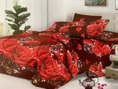 Двоспальний комплект постільної білизни Vital - Textile Бязь 3D Premium 180х220 см (BP2-271)