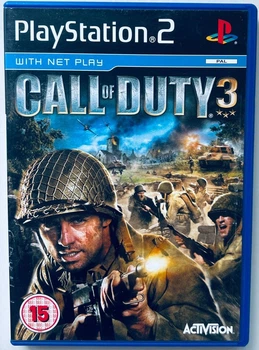 Call of Duty 3, Б/У, английская версия - диск для PlayStation 2