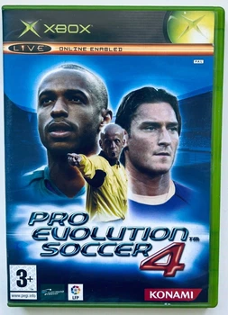 Pro Evolution Soccer 4, Б/У, английская версия - диск для XBOX Original