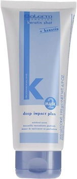 Maska do włosów Salerm Cosmetics Keratin Shot Mask Deep Impact Plus 200 ml (8420282012331)