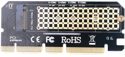 Адаптер Maiwo M.2 NVMe M-key SSD to PCI-E 3.0 16x / 8x / 4x (KT046)