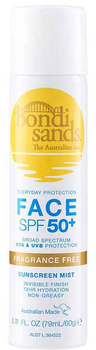 Spray przeciwsłoneczny Bondi Sands SPF50+ Fragrance Free Sunscreen Face Mist 79 ml (810020172140)