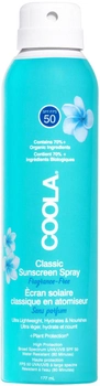 Rozpylać przeciwsłoneczny Coola Classic Body Organic Sunscreen Spray SPF50 Fragrance Free 177 ml (850008614316)