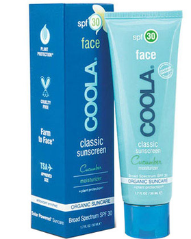 Krem przeciwsłoneczny Coola Classic Face Organic Sunscreen Lotion Cucumber SPF30 50 ml (850023528759)