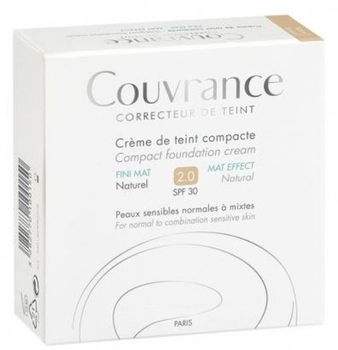 Puder w kremie Avene Couvrance 2.0 SPF30 Normal Combination Skin 10 ml (3282770100150)