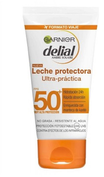 Krem do ochrony przeciwsłonecznej Garnier Delial Ultra-Practical Protective Milk SPF50 50 ml (3600542126908)