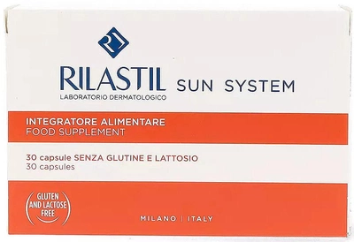 Kapsułki do użytku wewnętrznego Rilastil Sun System Oral Food Supplement 30 Capsules 30 g (8050444850084)