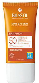 Сонцезахисний крем Rilastil Sun System Velvet Cream SPF50+ 50 мл (8050444859612)