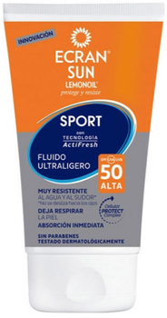 Сонцезахисний крем Ecran Sun Lemonoil Sport Ultralight Fluid SPF50 40 мл (8411135483255)
